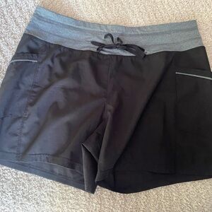 RBX lightweight shorts, black and gray